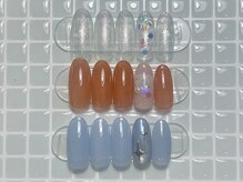 ジョアネイル(JOA Nail)の雰囲気（◇シンプルコース/夏カラー／マット／チェック）