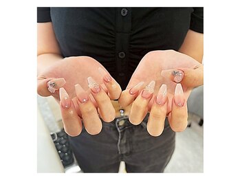 プア 千葉(pua)/チップ長さだし＋ワンカラー