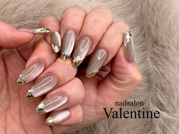 ネイルサロン ヴァレンタイン(nailsalon Valentine)の写真/当店人気のスカルプ定額【12000円】季節ごとに変わる定額ネイルはオフィスから派手めまで対応可能♪