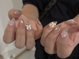 秋×ガーリーネイル^^