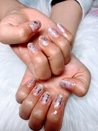 ニュアンスクリアネイル♪