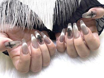 クイーンネイル 新宿(Queen nail)/マグネットフレンチ