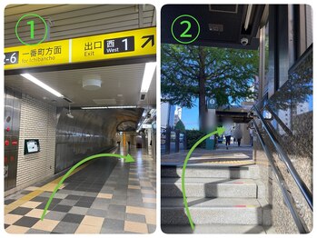 アンダーフェリス ビマユ(UNDER feliz×BIMAYU)/道案内1　道案内2