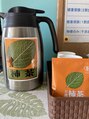 京町整体 接骨院&nbsp;柿茶を常備♪ノンカフェインで妊婦さんにも◎
