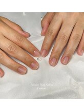 レモン(Lemon)/自爪風ネイル【マット仕上げ】