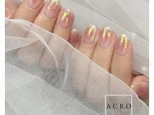 アクロネイル アンド アイ(ACRO NAIL&EYE)/透け感ピンクネイル