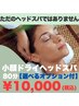 ーしっかり整えたい方ー 小顔ドライヘッドスパ 80分 【初回】