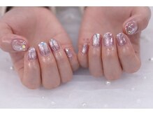 サンカリネイル バイ ヴァラ イオンモール新居浜店(sankari nail by VALLA)/フラッシュネイル/ピンク