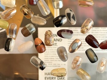 エムディーエーネイル(M.D.A NAiL)の写真/【トレンドオータムコレクション★オフ込】大人上質ネイルに衣替え☆秋をまとう大人の秋ネイル♪