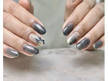 アオネイル(青桜 ao_nail_)/ハンド Designコース