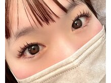 アイ ラッシュ サロン トモ(eye lash salon Tomo)の雰囲気（ダークモカのお色を使用し、束間で可愛いお目元に。）