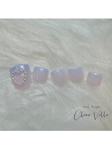 ネイルサロンクリアヴィラ(nail salon clear villa)/フットデザインチョイス☆¥9350