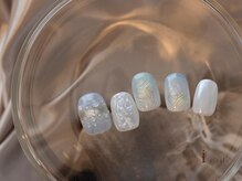アイネイルズ 吉祥寺店(I nails)/透け感パール空ネイル