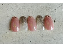 ネイルサロン エムズ(Nail Salon M's)/オーロラミラーでキラキラネイル