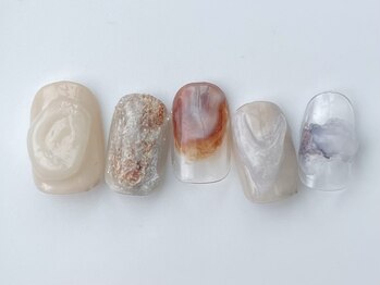 クレモアネイル 池袋西口店(CLEMORE NAIL)/ぷっくりニュアンスネイル