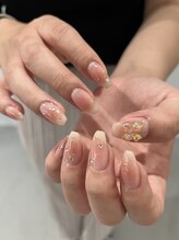 ジュアネイル(jouer nail)/チーク　リボンネイル