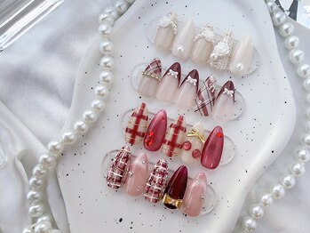 エンジェルガーデン 青山店(Angelgarden)の写真/【韓国ワンホンネイル/繊細なフラワーデザイン◎】豊富なネイルデザインで気分を上げて、特別な日を演出★