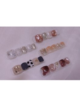 春フットネイル