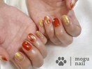 べっ甲ネイル/秋ネイル