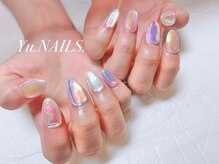 ユーネイルズ 恵比寿(Yu.NAILS.)/韓国うるうるネイル◎ロング◎氷