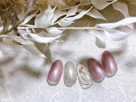 3.4月定額A フラワーネイル