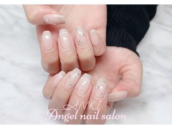 エンジェルネイルサロン(Angel nail salon)/マグネットフレンチストーン追加