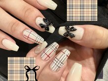 エイチ ネイル(H nail)/バーバリーチェック