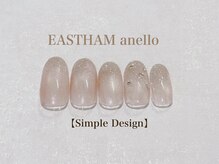 イーストハムアネーロネイル(EAST HAM anello nail)/5・6月定額　シンプルデザイン
