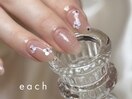 ラメ×ホログラム×お花