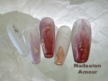 アムールユシマテン 上野湯島店(Amour)/キラキラ秋のネイルコース¥7980