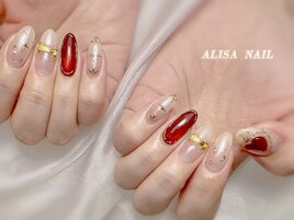 ミラーアートネイル