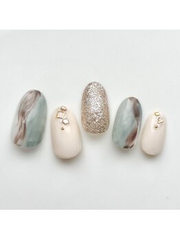 アルセア 上野御徒町店(Alcea)/秋 マーブル ニュアンス