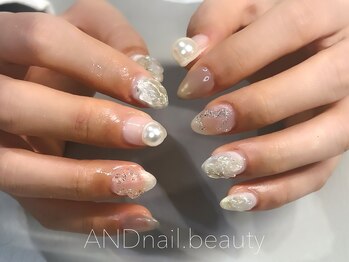 アンドネイル ビューティー(AND nail,beauty)/春ネイル/ニュアンス/藤沢