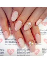 バースデーバースデー 藍住店(BirthDay BirthDay)/★ほめられピンクネイル