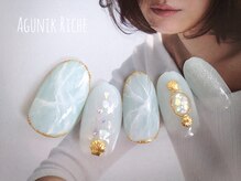 アグニークリッシェ(Agunik Riche)/【大理石ネイル】