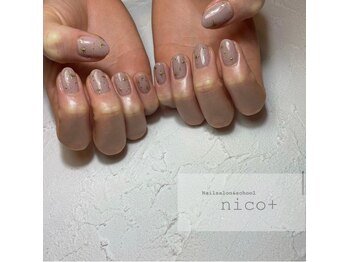 ニコ(nico+)/メタリックアート♪