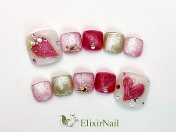 エリクサーネイル 神田(Elixir Nail)/フット やり放題 &nbsp;/クーポン使用