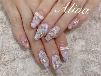 エリナネイルサロン池袋(Alina Nail Salon)/チェックネイル