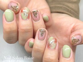 ニュアンスネイル/囲みネイル