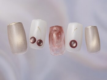 ジェミーネイル シンジュク(Jemiy nail shinjuku)/うるうるさくらんぼ¥8480