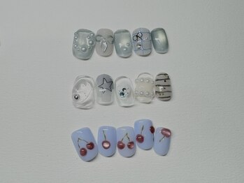 マルネイル 大宮店(MARU NAIL)/4月premium+ design ¥8,980