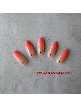 ハイネイルアンドラッシーズ(Hi! Nails&Lashes)/定額ワンホン/海外風