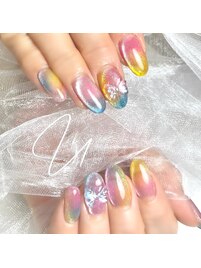 ちゅるんカラフルシロップネイル