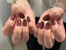 ネイルズ ララ(nails Lala)/dark cherry。