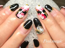 和装にぴったりフラワー