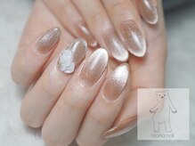オトナネイル(otona nail)/マグネットネイルと3Dフラワー
