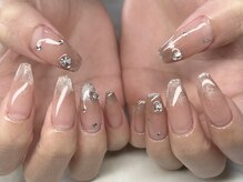 リリーネイル(Lily nail)の雰囲気（マグネットグラデーションネイル）