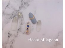 リオッサ オブ ラグーン(RIOSSA of Lagoon)/ワンホンネイル×グラデーション