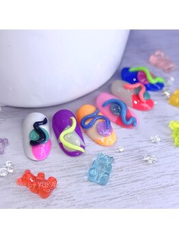 リグネイルスタジオ(Lig nail studio)/うねうね3Dネイル