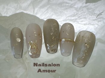 キラキラ秋のネイルコース¥7980